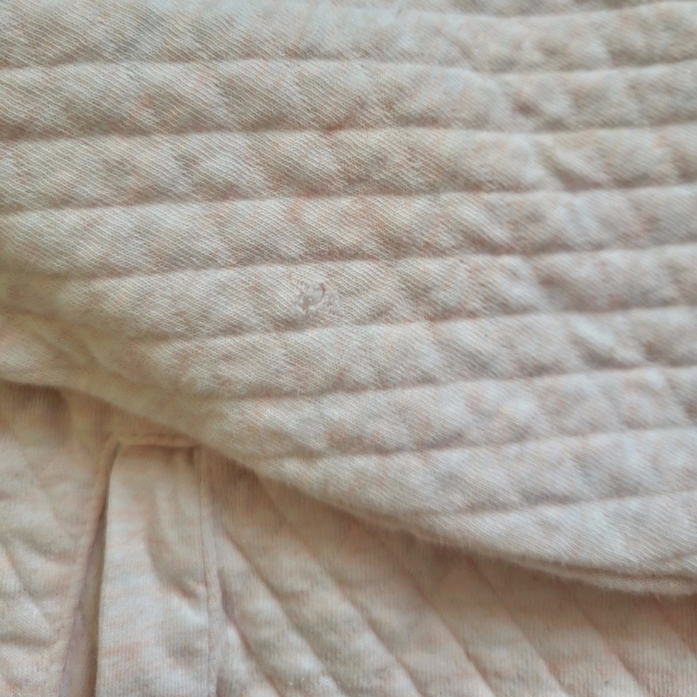 Goodfellow & Co \ Men's Quilted Snap Pullover / Pink & White / XXL - Picture 6 of 9